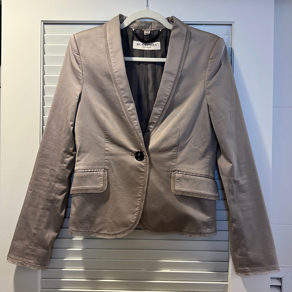 Burberry khaki blazer